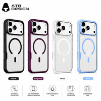 Étui de téléphone personnalisé ATB anti-traces de doigts pour iPhone 18 Pro Max, étui de protection complet de l'objectif, antichoc, magnétique