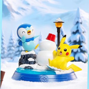 Anime japonais 100% original, 8 pièces/boîte, figurines d'action en PVC Pokemoned Pikachu Friend Blind Box, <span class=keywords><strong>mini</strong></span> jouets de collection, ornements, 14 cm - Product Image 5