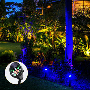 Lumière LED enterrée au sol <span class=keywords><strong>pour</strong></span> <span class=keywords><strong>extérieur</strong></span>, lumière de projection LED, lumière LED <span class=keywords><strong>pour</strong></span> <span class=keywords><strong>extérieur</strong></span> IP65 étanche, lumière colorée <span class=keywords><strong>pour</strong></span> cour - Product Image 2