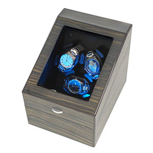 Auto-Stop LED Uhren beweger Box Golden Sandelholz lackiert 3 3 Uhr Aufbewahrung koffer - Product Image 4