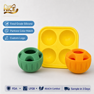 NicePets Bol de nourrissage lent en silicone à ventouse grande capacité |   Bol antidérapant et anti-étouffement pour <span class=keywords><strong>chat</strong></span> et chien |   Bol moulé sur mesure - Product Image 2
