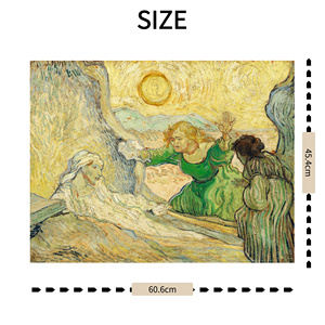 Reproduction de niveau muséale de la <span class=keywords><strong>peinture</strong></span> Impressionniste « Le Réveil de Léazarus » de <span class=keywords><strong>Vincent</strong></span> <span class=keywords><strong>Van</strong></span> <span class=keywords><strong>Gogh</strong></span>, toile haute résolution - Product Image 2