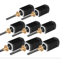 Moteur pas à pas DC NEMA8, kit de moteur pas à pas linéaire DC, moteur servo DC à couple élevé pour dispositif automatique, petite taille