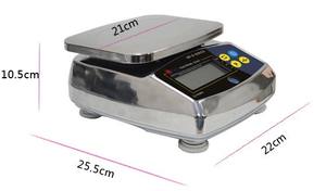 FURI 30kg/1g 스테인리스 스틸 디지털 저울 IP65 IP68 방수 저울 요리용 베이커 식사 무게 조절 저울 - Product Image 4