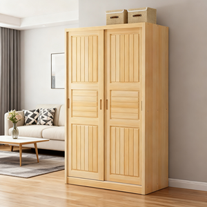 <span class=keywords><strong>Armoire</strong></span> moderne en bois massif DU'S, <span class=keywords><strong>porte</strong></span> <span class=keywords><strong>coulissante</strong></span>, espace intérieur spacieux, matériaux écologiques, durable - Product Image 3
