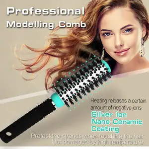 Custom Logo Factory Price Professional Large Hot Curling Round Hairbrush For Blow-Dry Styling Hair Dryer And Volumizer Brushes