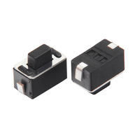 Interrupteur Tactile 3*6*4.3 à Pied en U, Interrupteur à Bouton Poussoir pour Thermomètre Corporel 3x6x5, Interrupteur Tactile SMD 2 Broches de Haute Qualité