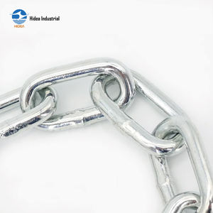 Chaîne de charge en alliage haute résistance Hidea, type allemand en acier doux, galvanisée à chaud, chaîne marine à maillons courts DIN764 - Product Image 1