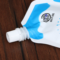 Pochette à bec liquide, sacs personnalisés à bec de liquide, sacs d'emballage en gelée de jus, sac avec Logo, pièces