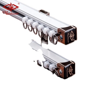 White square Ceiling Track <b>Curtain</b> Rails <b>Curtains</b> Track - Product Image 5
