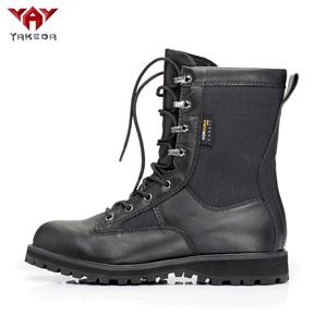 YAKEDA Echtes Leder Wasserdichte Hohe Kampfstiefel Taktische Stiefel für Männer - Product Image 3