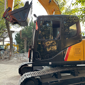 Excavadora mediana usada Sany SY135 de China con 90% nuevo motor Isuzu, modelo Mini, excavadora sobre orugas, bomba PLC a bajo precio - Product Image 6