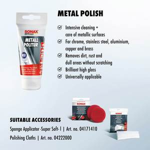 Pasta para Pulir Aluminio Más Vendida (75 ml) Pasta para Pulir Metales Líquido para Pulir Metales - Product Image 2