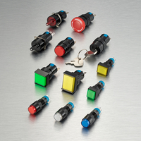 Longueur personnalisée IP65/IP67 Niveau marche/arrêt 12V/220V Max Interrupteurs à bouton-poussoir Étanche Acier inoxydable/aluminium/plastique Loquet