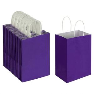 Small Kraft Bags with Handles Paper Birthday <b>Wedding</b> Party Grocery Retail Shopping Business Craft Gift Shopping Paper Bag - Product Image 1
