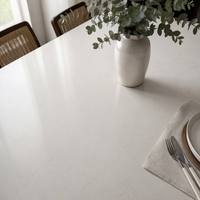 Weiße Linear Series CE Quarz-Großplatte 3200x1600mm Umweltfreundliche Moderne Innenbodenbeläge/Tischplatten für Gewerbeprojekte