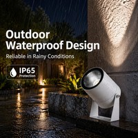 Projecteur COB haute performance IP65 à angle réglable et à haut lumen, installation multiple pour villas et développeurs résidentiels haut de gamme
