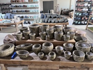 GRC Pots de fleurs en béton en vrac Grandes courbes Jardinière légère et étanche - Product Image 4