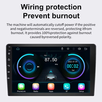 Estéreo para Auto Portátil MP5 Universal de 9 Pulgadas con Pantalla, CarPlay Inalámbrico, Linux, Control por Voz, Navegación, Pantalla Táctil, Fácil de Instalar