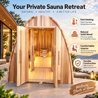 Salle de sauna personnalisable OEM avec dimensions sur mesure pour hôtels, spas commerciaux et centres de bien-être – Large application
