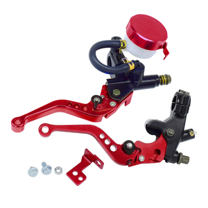 Tuas <span class=keywords><strong>Master</strong></span> Silinder Rem Kopling Motor CNC Aluminium 7/8 inci 22mm Universal Adjustable ATV untuk Yamaha Honda Suzuki - Product Image 1
