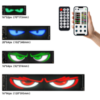Vente en gros de feux LED RGB Devil Eyes pour voiture, contrôle par application Bluetooth, étanches, éclairage décoratif pour calandre de voiture