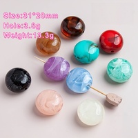Perles carrées en résine imitation jade 62mm, lot en gros et perles en vrac pour la création de bijoux DIY et les fournitures d'artisanat