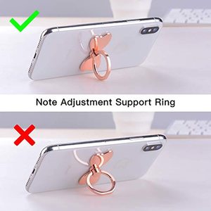 Supporto per la stabilità dell'anello del dito del telefono cellulare in metallo supporto posteriore supporto per impugnatura pieghevole manopola per montaggio su auto cavalletto per Smartphone - Product Image 5