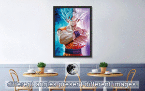 Póster de Anime 3D Personalizado al por Mayor, Imagen Lenticular 3D de Manga Japonesa, Dragon Ball Z, Saint Seiya, Goku, Wukong, Super Three, Vegeta - Product Image 6
