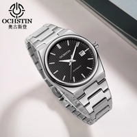 OCHSTIN – montre mécanique pour hommes, bracelet en acier inoxydable, pointeur 43mm, résistance à l'eau 3 bars, mouvement automatique, boîtier en alliage