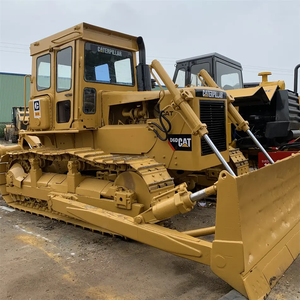 Bulldozer sur chenilles CAT D6D d'occasion, faible nombre d'heures de travail, en stock, modèle original CAT D6D, type chenillé - Product Image 3