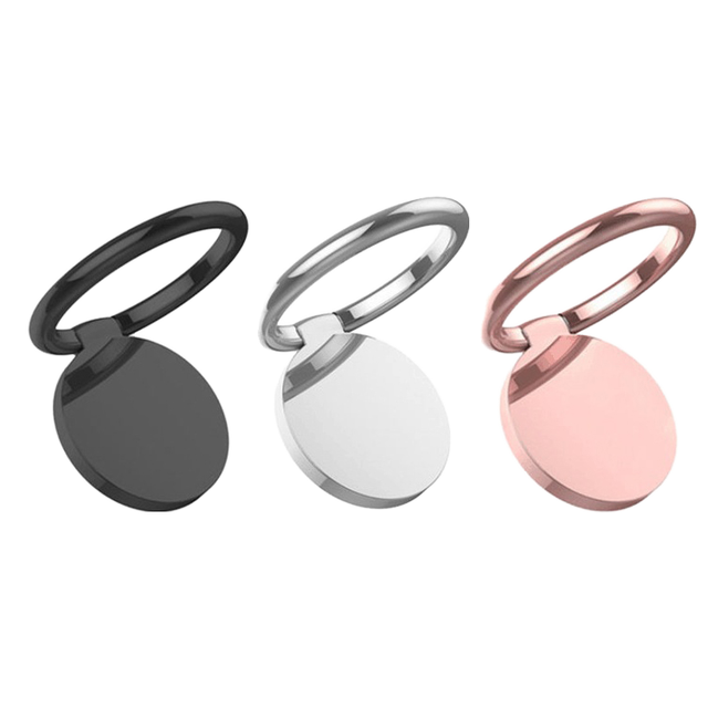 360 Flexible Metal Finger Ring Holder Luxury Cell Phone Stand for Gift Ready Stock Mobile Phone Accessory