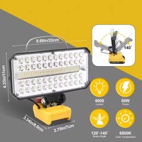 Projecteur de travail LED portable et réglable