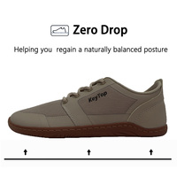 Chaussures de sport pour hommes à bout large, zéro drop, pour entraînement pieds nus, stabilité, connexion au sol, squats et soulevés de terre