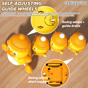 B/O Swing suivre mère canard jouet de canard électrique en plastique pour enfant avec musique légère - Product Image 5