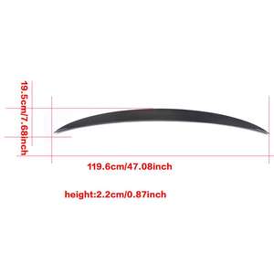 Alerón de maletero de fibra de carbono para <span class=keywords><strong>BMW</strong></span> 4 Series F32 <span class=keywords><strong>Coupe</strong></span> 2014-2019 420i <span class=keywords><strong>428i</strong></span> 430i 435i 440i, tapa trasera de 2 puertas - Product Image 6