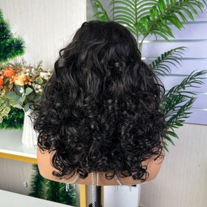 วิกผมลอนใหญ่แบบหลวมๆ  5*5  แบบไม่ต้องใช้กาว  วิกผมแท้จากโรงงาน  ราคาโรงงาน - Product Image 6