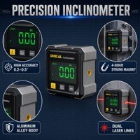 Niveau laser infrarouge 2 lignes DIY ETOPOO DC02Z, dispositif de nivellement manuel intérieur à angle droit de 90 degrés