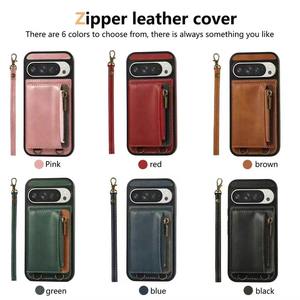 Pour Google Pixel 9 Pro XL produits de premier rang portefeuille en cuir étui de téléphone portable pour Google pixel 9 8 7 pro haute qualité - Product Image 2