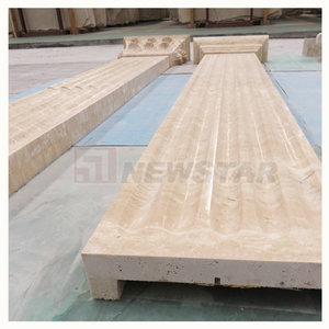 Trang Trí Ngoại Thất Vỏ Sò Đá Vôi Travertine Gờ Cửa Sổ Đá Bên Ngoài Gờ Cửa Sổ Đá Vôi Trang Trí Vòm Cửa Sổ - Product Image 3