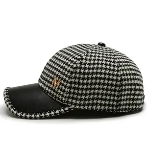 Frohes Neues Jahr Geschenke Warmes Werbe geschenk Hahnen tritt Fantastische Baseball mütze Neuartige Persönlichkeit Tartan Golf mütze Sport hut