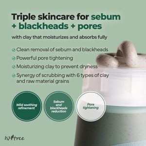 [Isntree] Mascarilla de Arcilla Calmante de Artemisia 100ml con 6 Arcillas para Control de Sebo y Eliminación de Puntos Negros, Mascarilla Lavable - Product Image 6