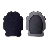 Coussinets d'oreille de remplacement Coussinets d'oreille en mousse à mémoire de forme en cuir protéiné pour casque d'aviation BOSE X A10 A20