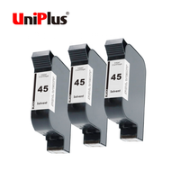 Uniplus – encre à solvant rouge cerise de qualité alimentaire pour cartouche d'encre hp 45, industrie des boissons alimentaires