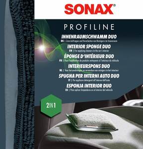 Éponge Duo Intérieur la plus vendue, 1 pièce, design double face pour le nettoyage et le rinçage des intérieurs de voiture - Product Image 6