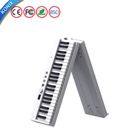 Piano numérique pliable KONIX PJ88C à 88 touches, clavier électronique MIDI portable, instrument de musique pour la vente en gros OEM ODM