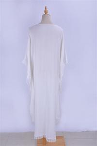 C3539 casuales de las mujeres cubierta Ups <span class=keywords><strong>blanco</strong></span> de verano, ropa de <span class=keywords><strong>playa</strong></span>, <span class=keywords><strong>kaftan</strong></span> venta al por mayor de la India - Product Image 6