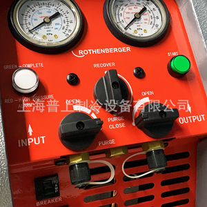 เครื่องกู้คืนน้ำยาทำความเย็นโรเทนเบอร์เกอร์แบบสองกระบอกสูบ ใช้ซ้ำได้ พร้อมปั๊มสำหรับระบบทำความเย็น - Product Image 3