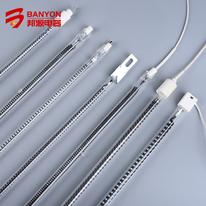 Tùy Chỉnh Vòng Thạch Anh Sưởi Ấm Trong Suốt Ống Điện Nóng Các Bộ Phận Cho Baking Đèn Nóng Thiết Bị - Product Image 3