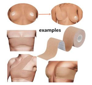 Ruban adhésif instantané pour le buste Uplift pour le lifting des seins, comprend des cache-tétons, ruban adhésif pour le corps pour un effet push-up et de mise en forme, fonctionne très bien avec un <span class=keywords><strong>soutien</strong></span>-<span class=keywords><strong>gorge</strong></span> adhésif - Product Image 4